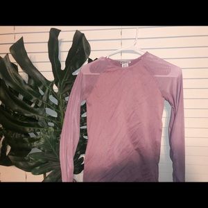 Purple athletic shirt & black athletic shirt